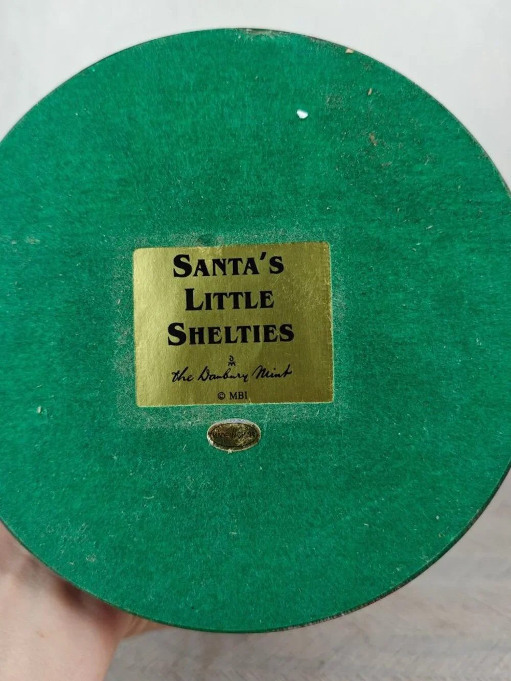 Danbury Mint Santa's Little Shelties Figurine Hand-Painted Resin Christmas 10